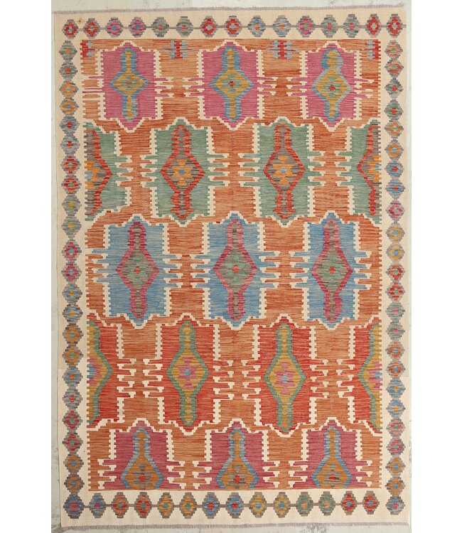 Naila kelim  Handmade  292x198cm  Traditional Kilim Area Rug Wool Carpet