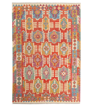 Kelimshop Naila kelim Handgemacht  290x199cm Traditional Wolle Kelim Teppich