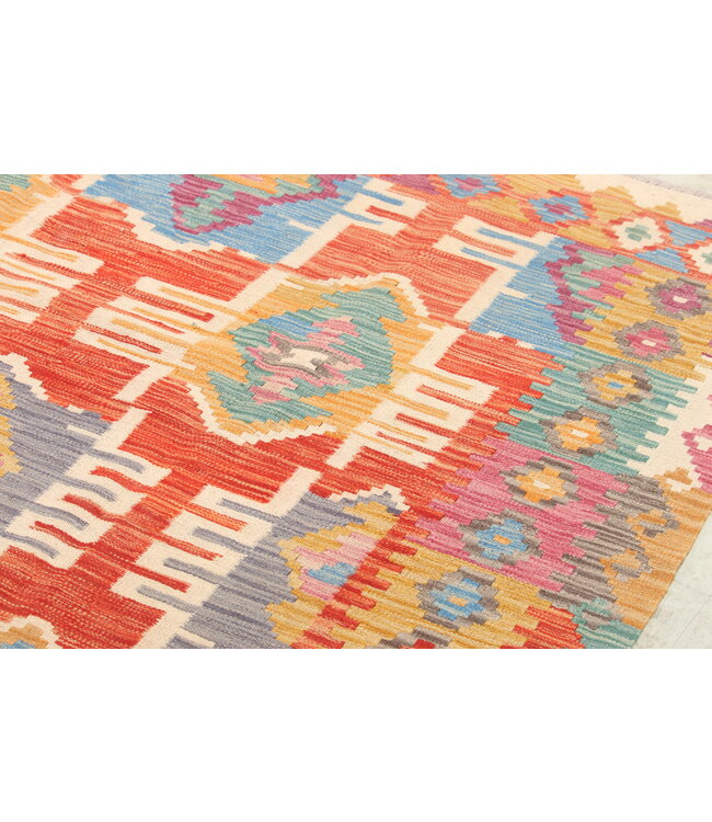 Naila kelim  Handmade  290x199cm  Traditional Kilim Area Rug Wool Carpet