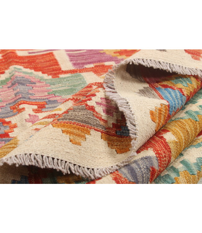 Naila kelim  Handmade  290x199cm  Traditional Kilim Area Rug Wool Carpet