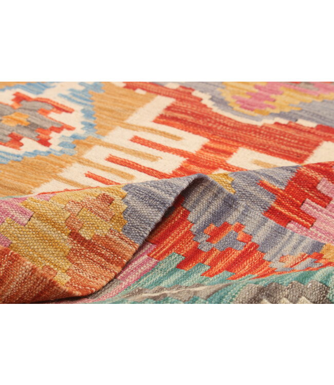 Naila kelim  Handmade  290x199cm  Traditional Kilim Area Rug Wool Carpet