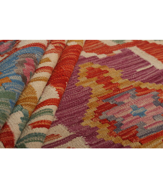 Naila kelim  Handmade  290x199cm  Traditional Kilim Area Rug Wool Carpet