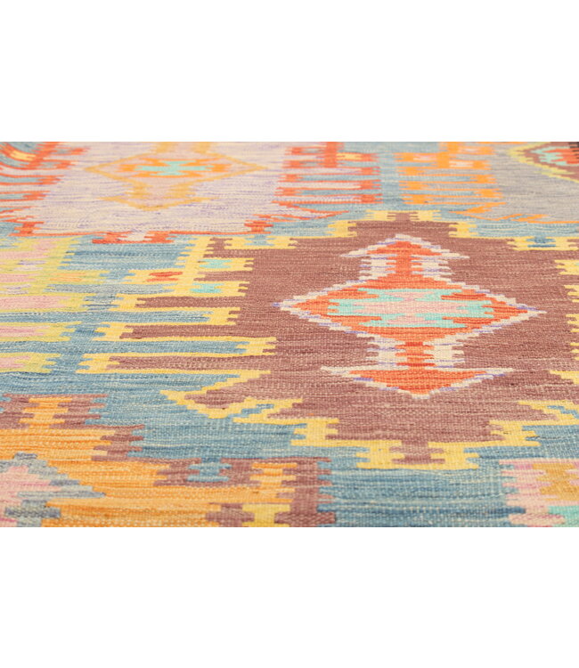 Naila kelim  Handmade  306x200cm  Traditional Kilim Area Rug Wool Carpet