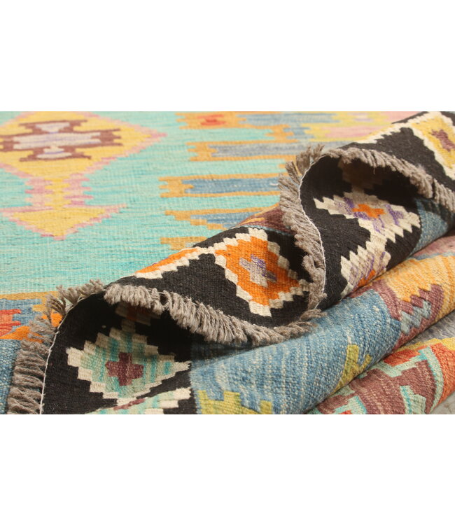 Naila kelim  Handmade  306x200cm  Traditional Kilim Area Rug Wool Carpet