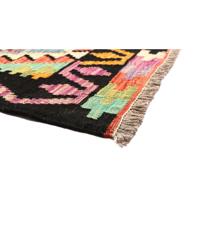 195x152 cm Handgefertigter Afghanischer traditioneller Kelim Teppich Woll