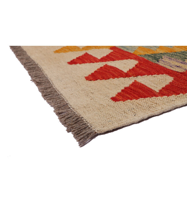 195x148 cm Handgemaakte Afghaanse traditionele Kelim Vloerkleed Wol Tapijt