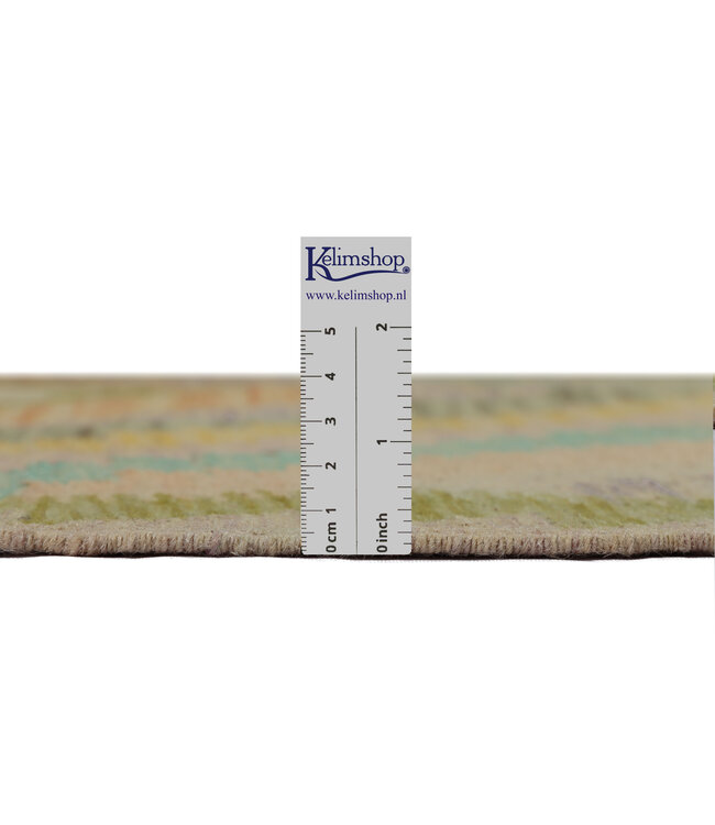 184x122 cm Handgefertigter Afghanischer traditioneller Kelim Teppich Woll