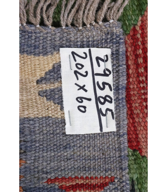 Kelim teppich läufer 202x60 cm