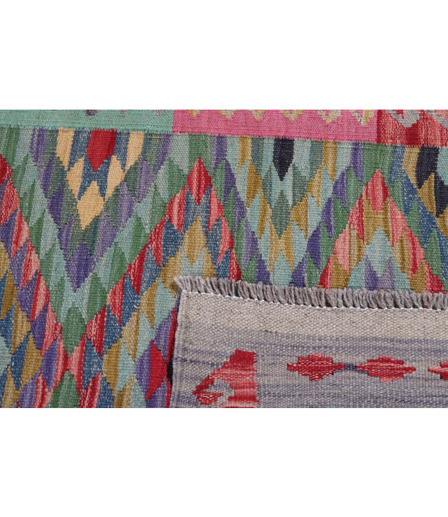 Kelim kleed loper 189x73 cm  vloerkleed tapijt kelims hand geweven