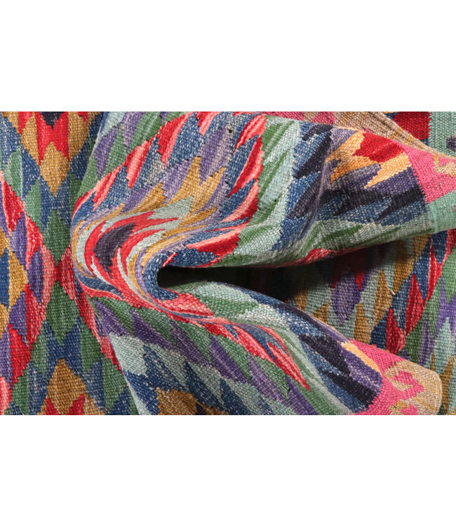 Kelim kleed loper 189x73 cm  vloerkleed tapijt kelims hand geweven