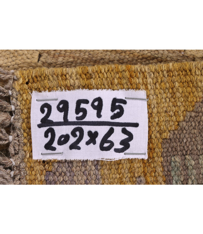 Kelim rug runner 202x63 cm