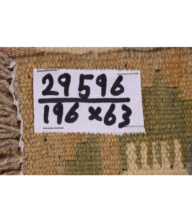 Kelim rug runner 196x63 cm