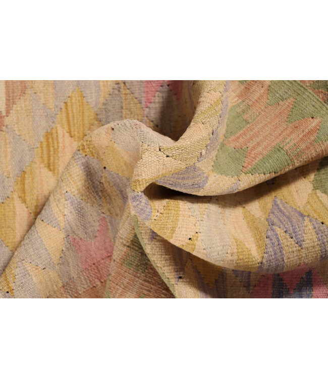 Kelim kleed loper 201x65 cm  vloerkleed tapijt kelims hand geweven