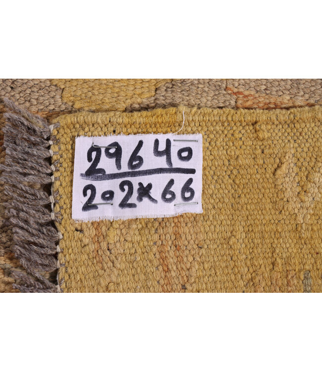 Kelim rug runner 202x66 cm