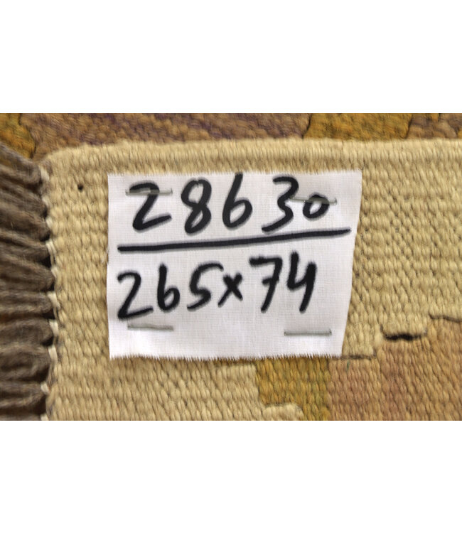 Kelim rug runner 265x74 cm