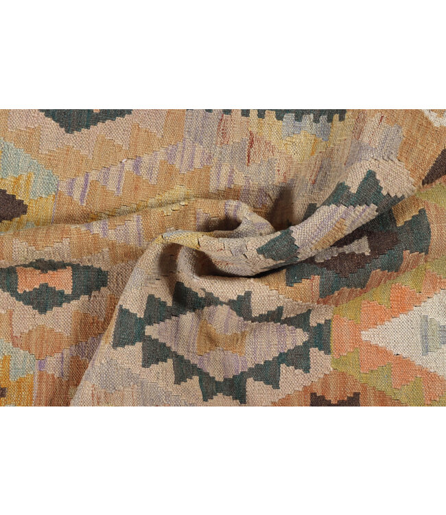 Kelim kleed loper 290x83 cm  vloerkleed tapijt kelims hand geweven