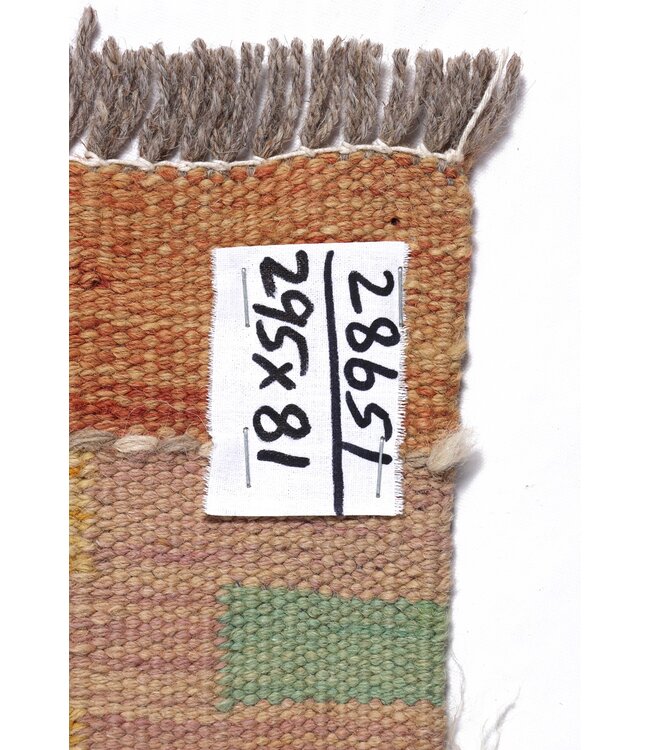 Kelim rug runner 295x81 cm