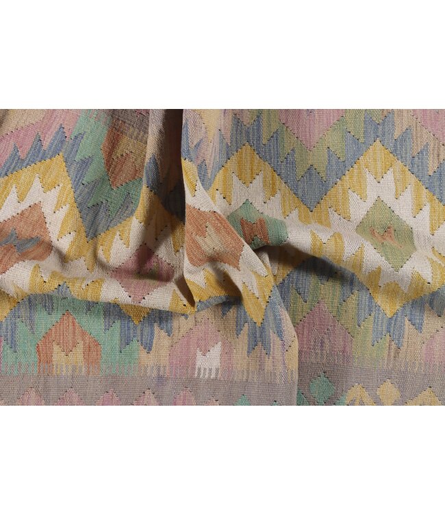 Kelim kleed loper 295x81 cm  vloerkleed tapijt kelims hand geweven