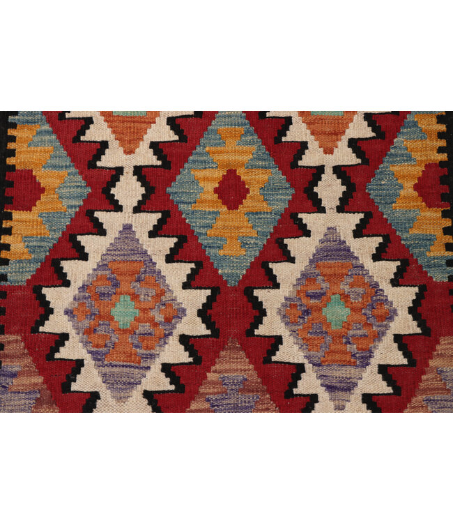 Kelim rug runner 287x82 cm