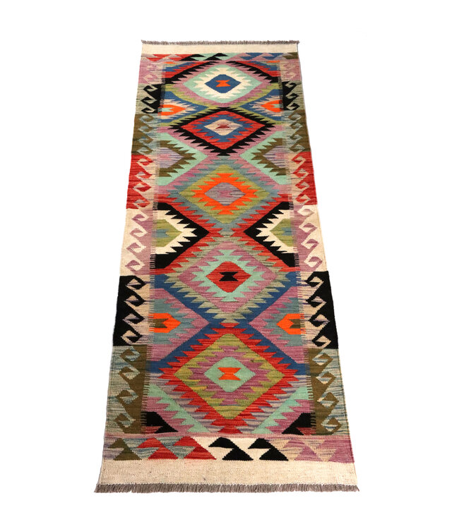 Kelim teppich läufer 203x71 cm