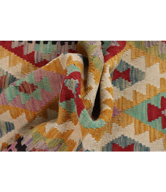 Kelim kleed loper 241x77 cm  vloerkleed tapijt kelims handgeweven