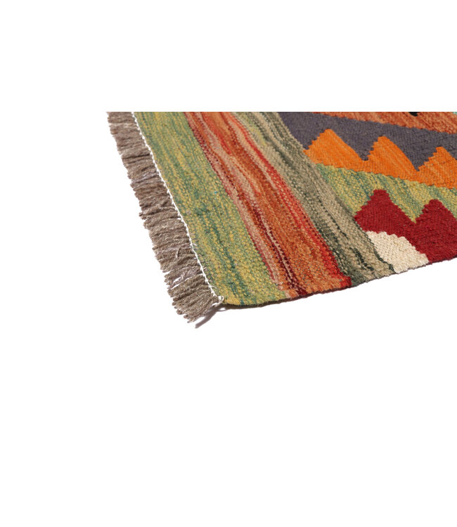 300x197  cm Handmade Afghan Traditional Kelim Area Rug Wool Carpet