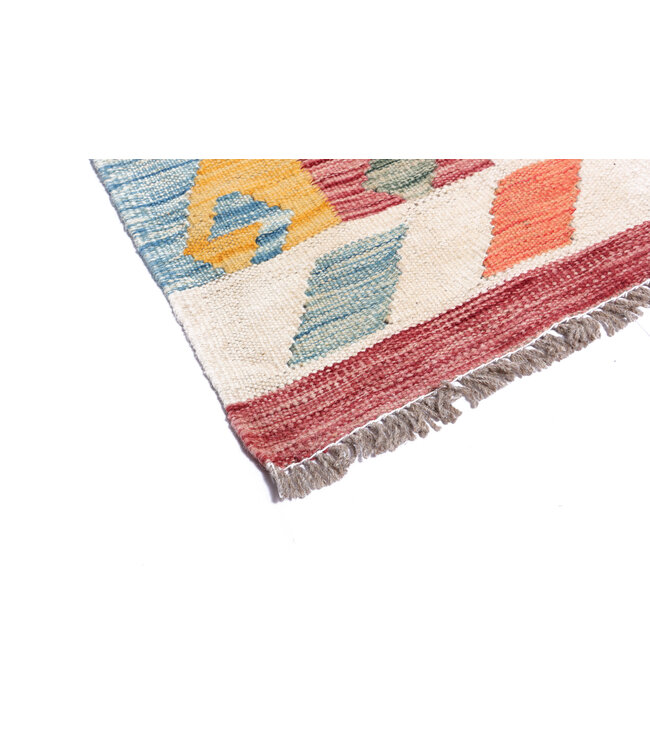 Kelim kleed loper 297x76 cm  vloerkleed tapijt kelims handgeweven