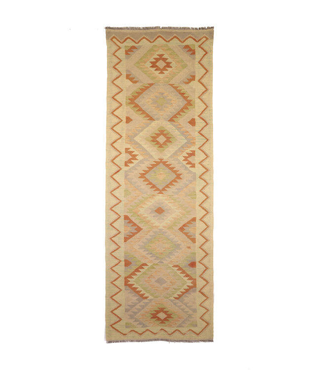 Kelim kleed loper 292x79 cm  vloerkleed tapijt kelimshandgeweven