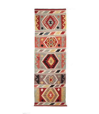 Kelimshop Kelim kleed loper 324x86 cm  vloerkleed tapijt kelim handgeweven