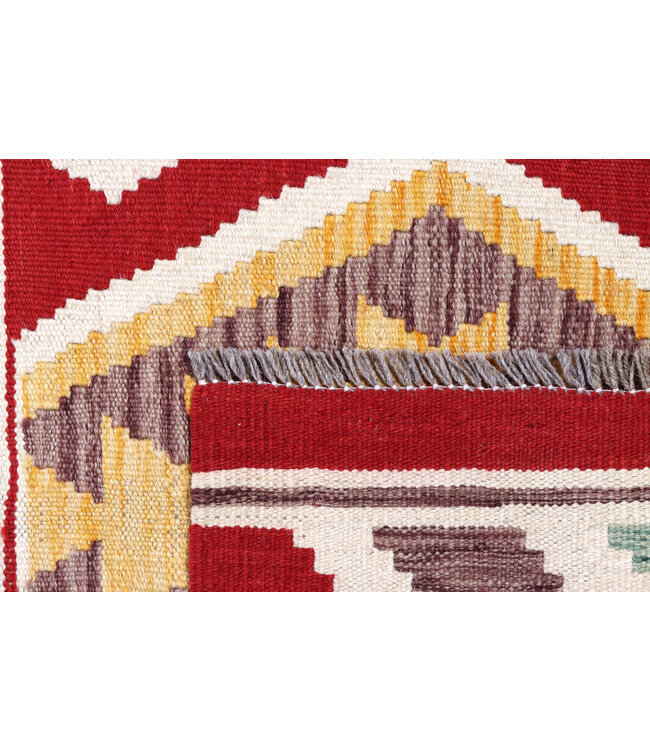 Kelim kleed loper 324x86 cm  vloerkleed tapijt kelimshandgeweven