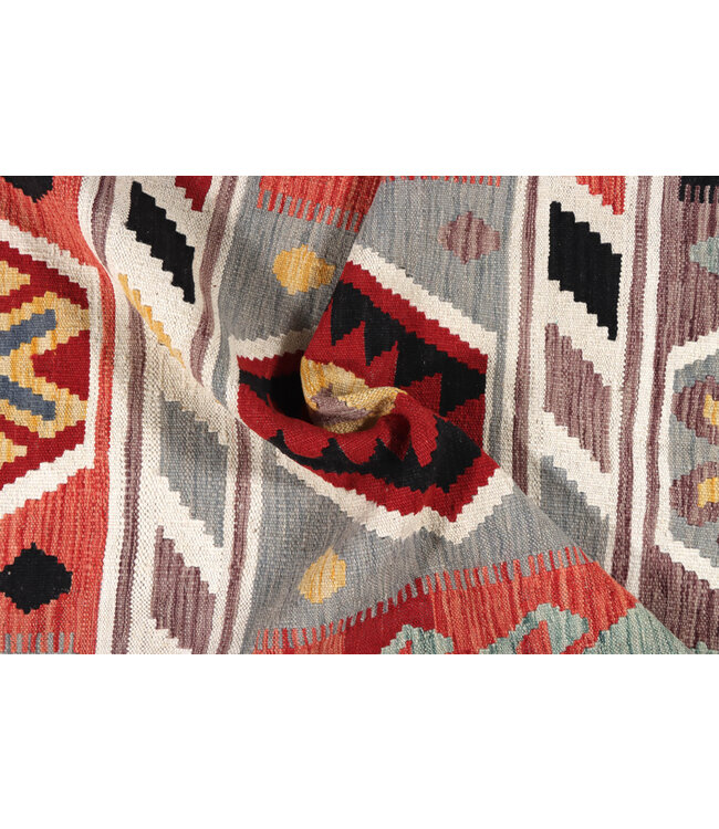 Kelim rug runner 324x86 cm