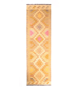 Kelimshop Kelim kleed loper 202x62 cm  vloerkleed tapijt kelims hand geweven