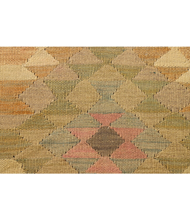 Kelim kleed loper 195x65 cm  vloerkleed tapijt kelims hand geweven