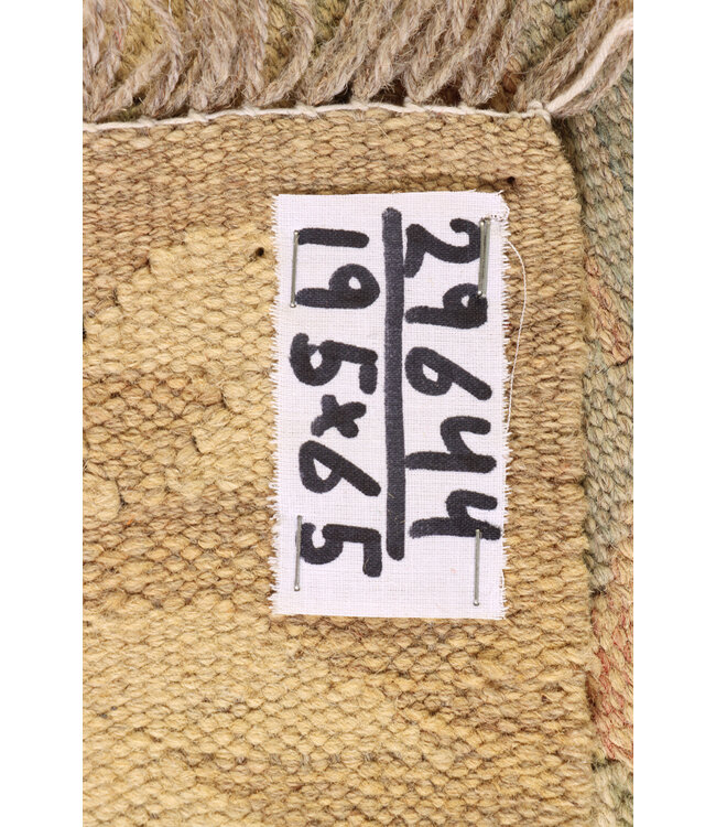 Kelim kleed loper 195x65 cm  vloerkleed tapijt kelims hand geweven