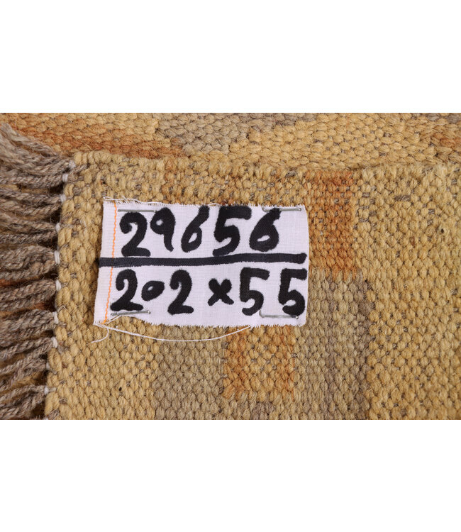 Kelim teppich läufer 202x55 cm