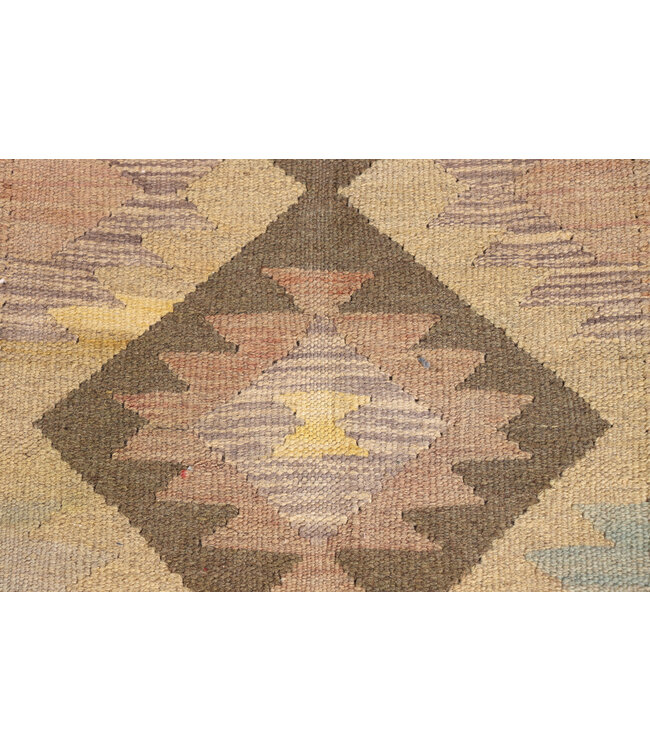 Kelim kleed loper 202x60 cm  vloerkleed tapijt kelims hand geweven