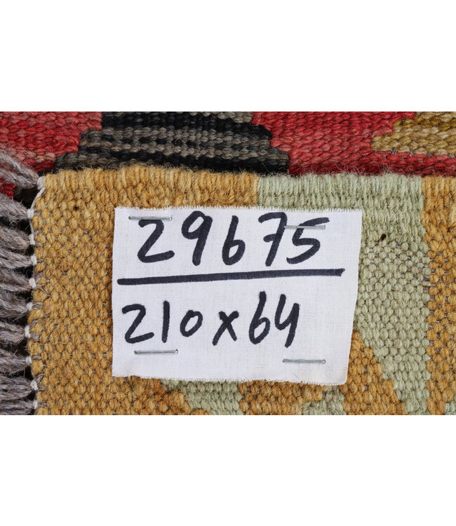 Kelim teppich läufer 210x64 cm
