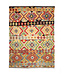 Kelimshop 202x154 cm Handgefertigter Afghanischer traditioneller Kelim Teppich Woll