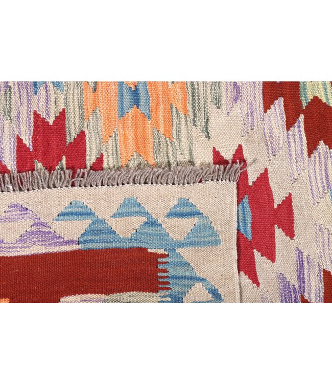 256x170 cm Handgewebter Traditioneller Kelim Teppich Woll