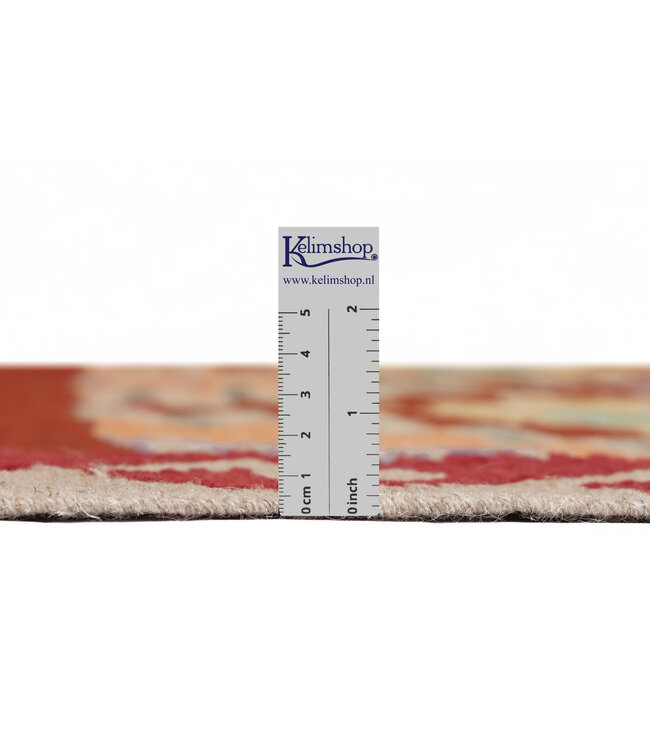 256x170 cm Handgewebter Traditioneller Kelim Teppich Woll