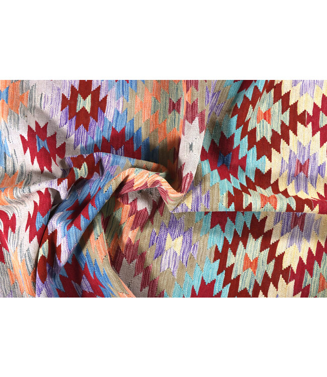 256x170 cm Handgewebter Traditioneller Kelim Teppich Woll