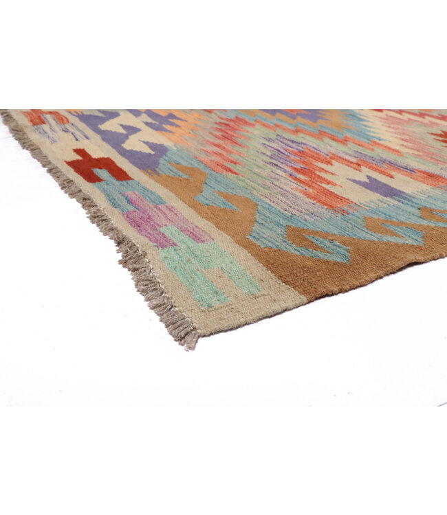 260x176  cm Handwoven Traditional Kelim Area Rug Wool Carpet