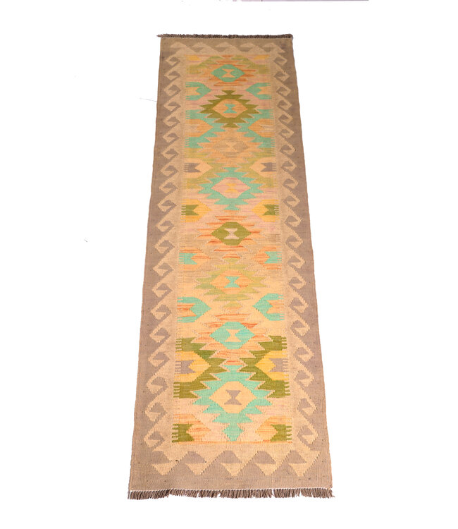 Kelim Kleed Loper 197x58 cm  Vloerkleed Tapijt Kelim Handgeweven
