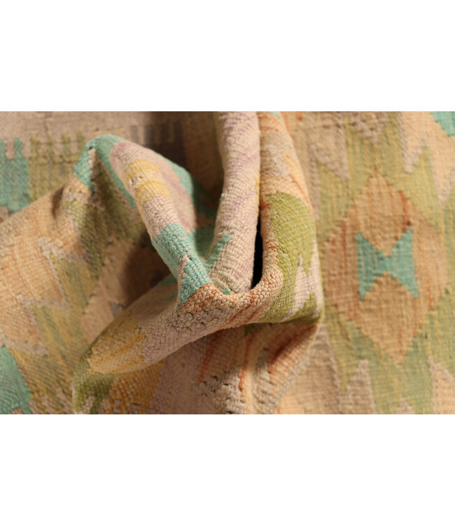 Kelim Kleed Loper 197x58 cm  Vloerkleed Tapijt Kelim Handgeweven