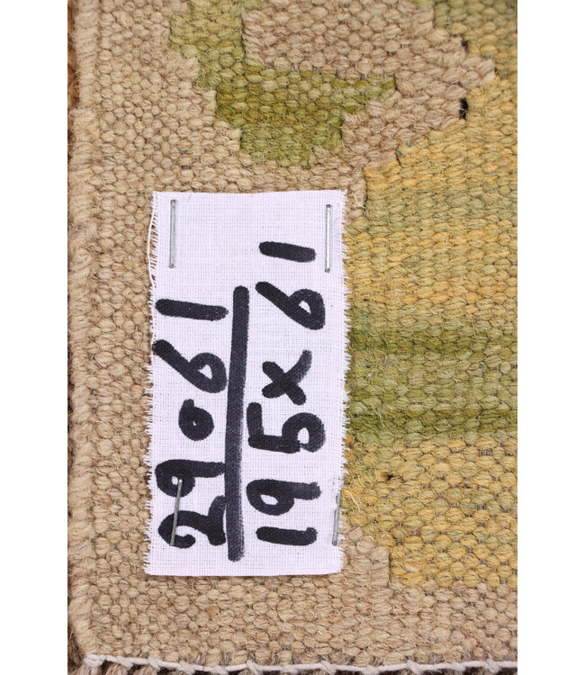 Kelim Kleed Loper 195x61 cm  Vloerkleed Tapijt Kelim Handgeweven