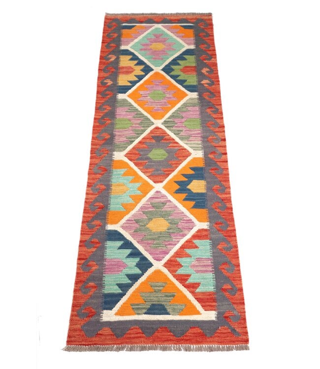 Kelim teppich läufer 202x65 cm