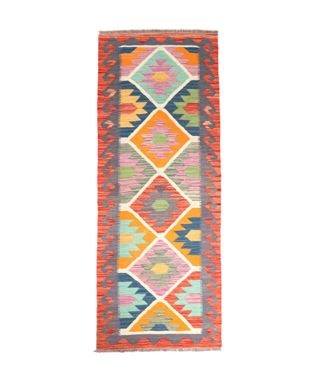 Kelim teppich läufer 202x65 cm