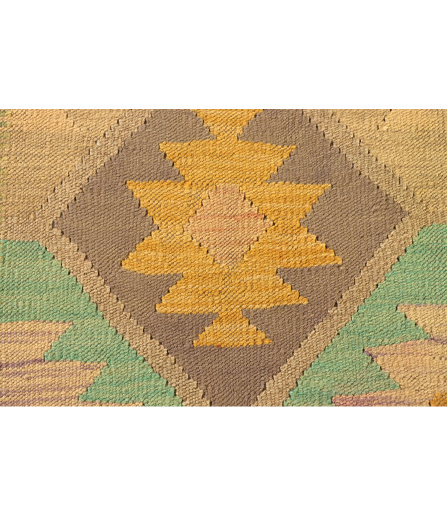 Kelim Kleed Loper 206x62 cm  Vloerkleed Tapijt Kelim Handgeweven