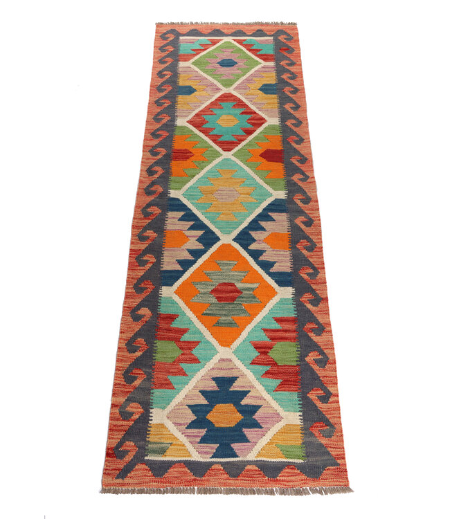 Kelim teppich läufer 206x67 cm