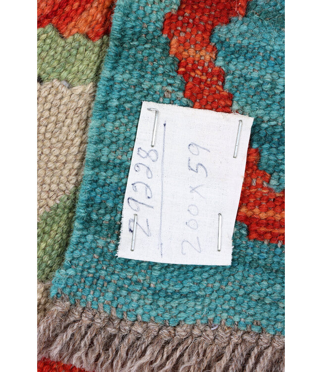 Kelim rug runner 200x59 cm